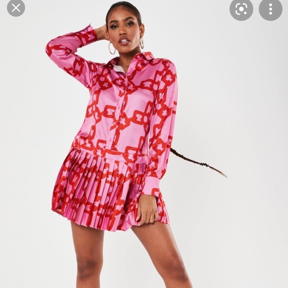 Missguided Dresses & Skirts - Misguided pink and red mini dress
